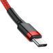 Кабель Baseus Cafule USB Cable Type-C-Type-C 3A 1m Red CATKLF-G09 фото 3