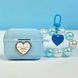 Силіконовий чохол Silicone case Lovely Heart для навушників AirPods Pro Blue 203-00472 фото