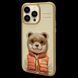 Чохол TPU+PC Nimmy 3D with Metal Buttons для iPhone 15 Pro Max Bear Khaki 656-02535 фото 2
