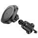 Держатель для мобильного HOCO H28 Rainbow ring magnetic car holder(air outlet) Black 656-00498 фото 4
