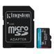 Карта памяти microSDXC (UHS-1 U3) Kingston Canvas Go! Plus 1Tb class 10 A2 V30 (R200MB/s, W-160MB/s) (adapter SD) SDCG4/1TB фото 1