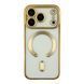 Чехол TPU Metallic Chrome Full Camera with Magsafe для iPhone 17 Pro Max Chrome Gold 214-04626 фото 1