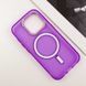 Чехол TPU+PC Lily with MagSafe для Apple iPhone 15 Pro (6.1") Purple 214-03581 фото 4