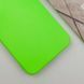 Чехол TPU GETMAN Liquid Silk Full Camera для Samsung Galaxy S21 FE Салатовый / Neon Green ILSO-00000074062-9 фото 2