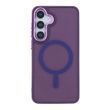 Чехол TPU+PC Space Magnetic Color with Magsafe для Samsung Galaxy S24 FE 5G (S721) Dark Purple 214-02193 фото