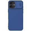 Карбонова накладка Nillkin CamShield Pro для Apple iPhone 16 (6.1") Blue 777-08135 фото