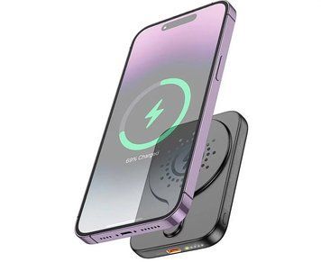 Портативний акумулятор Hoco J117 MagSafe Wireless Powerbank PD20W Чорний 216-00069 фото