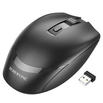Манипулятор мышь BOROFONE BG7 Platinum 2.4G business wireless mouse Black 6974443389982 фото