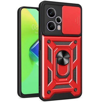 Ударопрочный чехол Camshield Serge Ring для Xiaomi Poco F5 / Note 12 Turbo Red 777-04478 фото