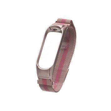 Ремінець для Xiaomi Mi Band 3/4 Milanese Loop Color Pink Crimson 212-02416 фото
