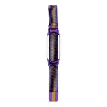 Ремешок для Xiaomi Mi Band 5/6 Milanese Loop Color Lilac Gold 212-02518 фото