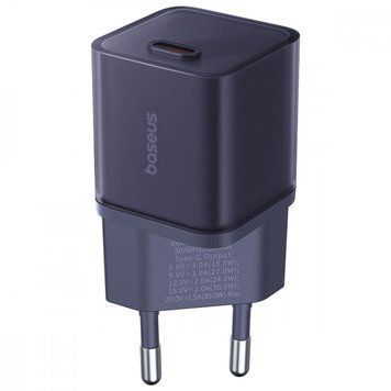СЗУ Baseus GaN5S 30W (Type-C) Purple P10162504523-00 фото
