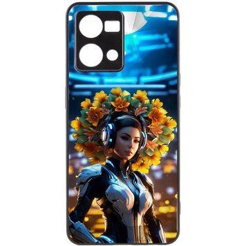 TPU+PC чохол Prisma Ladies для Oppo Reno 7 4G Cyberpunk 777-07203 фото