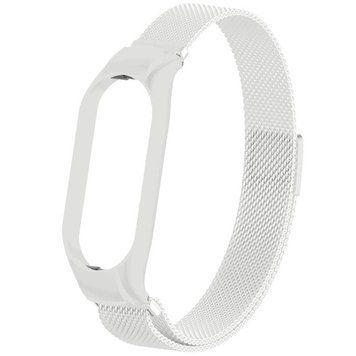 Ремешок Milanese Loop Design для Xiaomi Mi Band 9 (Global) white 212-01636 фото