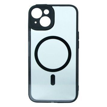 Чехол Baseus Frame Series Magnetic Case+Glass 0.22mm для iPhone 14 Black 757-00218 фото
