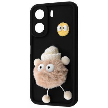 Чехол Pretty Things Case для Xiaomi Redmi 13C 4G/Poco C65 Black/Fluffy White 777-02196 фото