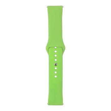 Ремінець Универс 22mm Silicone Original Button Design для Samsung/Amazfit/Huawei Green 212-02768 фото