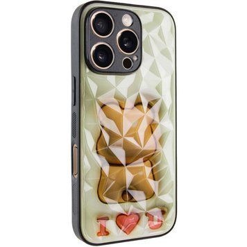 Чехол TPU+PC Prisma Fluffie для Apple iPhone 16 Pro (6.3") Bear 208-05444 фото