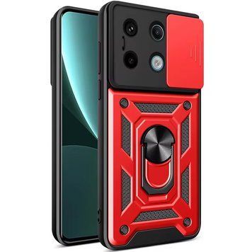 Ударопрочный чехол Camshield Serge Ring для Xiaomi Poco X6 / Note 13 Pro 5G Red 777-04391 фото