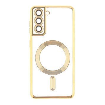 Чохол Wave TPU Metallic with Magsafe для Samsung Galaxy S21 (G991) Gold 555-00216 фото