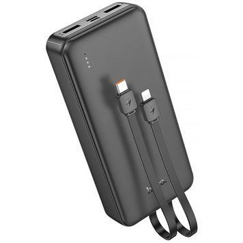 Внешний аккумулятор Hoco J118A Speed energy with cable 20000 mAh Black 216-00129 фото