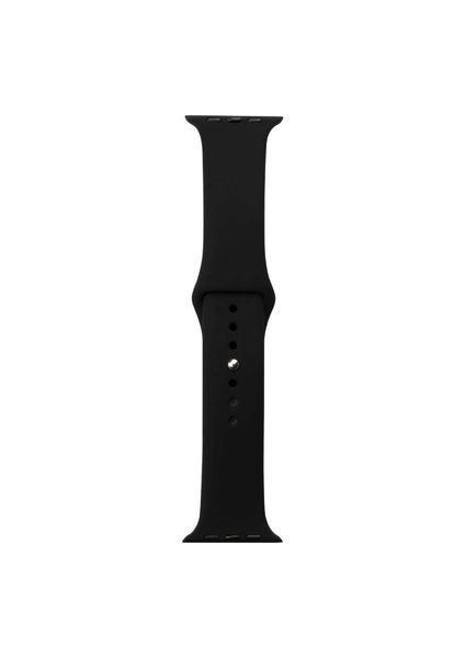 Силіконовий ремінець для Apple Watch 42/44/45/49 мм Black 212-00653 фото