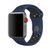 Силіконовий ремінець з перфорацією для Apple Watch 38/40/41 mm Синьо-чорний 212-00137 фото