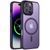 TPU+PC чохол Metal Buttons with MagSafe Colorful для Apple iPhone 16 Pro Max (6.9") Dark Purple 555-03022 фото