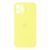 Силиконовый чехол с закрытой камерой для iPhone 12 Pro Max Yellow 208-00832 фото
