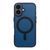 Чохол TPU+PC Magnetic Matte Camera Lens with Magsafe для Samsung Galaxy S25 Ultra 5G (S938) Dark Blue 757-00368 фото
