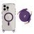 Чохол TPU+PC LanyardCase with MagSafe для iPhone 16 Pro Max Dark Purle 214-03205 фото