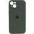 Чехол Silicone Case Full Size with Frame для iPhone 15 Plus Dark Green 208-05060 фото