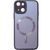 Чехол TPU+Glass Sapphire Midnight with MagSafe для Apple iPhone 15 (6.1") Deep Purple 656-08571 фото
