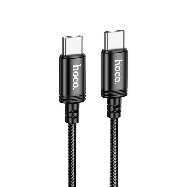 Кабель HOCO X89 Wind 60W charging data cable Type-C to Type-C Black 6931474784384 фото