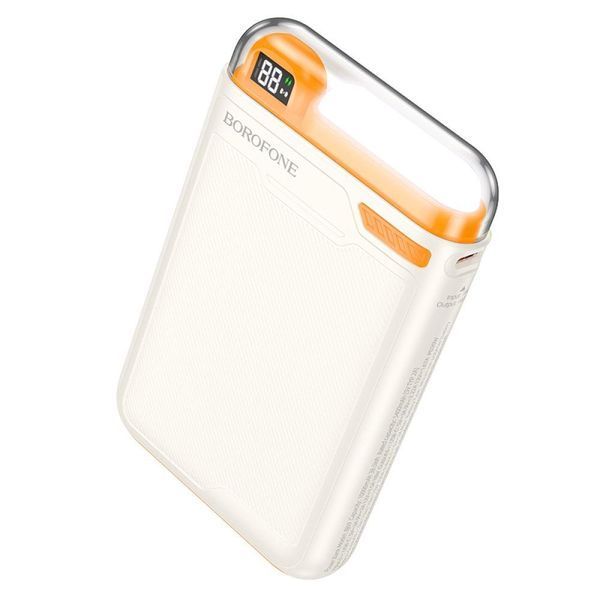 Power Bank Borofone BJ69 Skillful PD20W magnetic, night light 10000mAh Молочно-білий 656-01434 фото