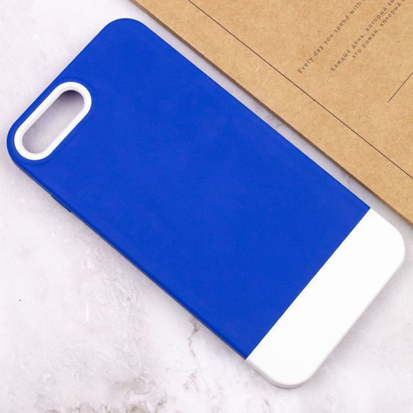 Чохол TPU+PC Bichromatic для Apple iPhone 7 plus / 8 plus (5.5") Navy Blue / White 555-03904 фото