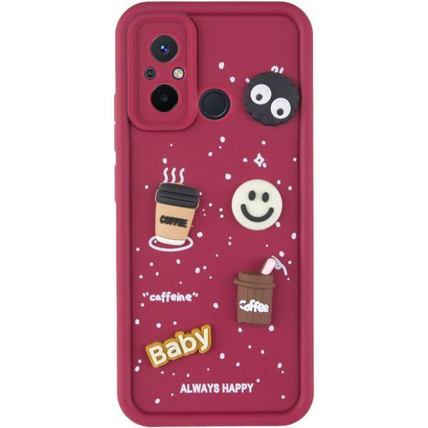 Чохол TPU Toys Case для Xiaomi Redmi 12C / Poco C55 Red/Always Happy 777-03854 фото