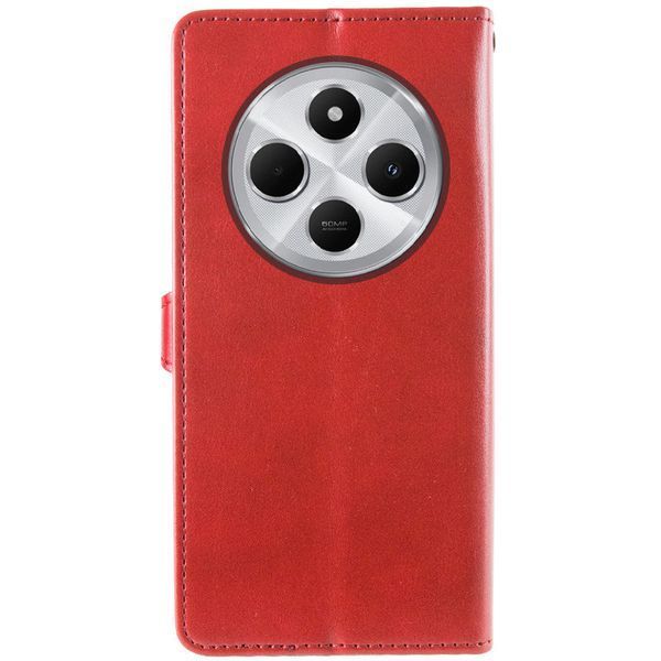 Кожаный чехол-книжка GETMAN Gallant (PU) для Xiaomi Redmi 14C / Poco C75 Red 777-06204 фото