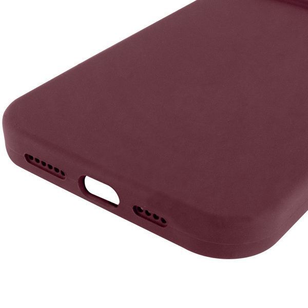 Силиконовый чехол Silk Full Protective для iPhone 16 Pro (6.3") Plum 777-10135 фото