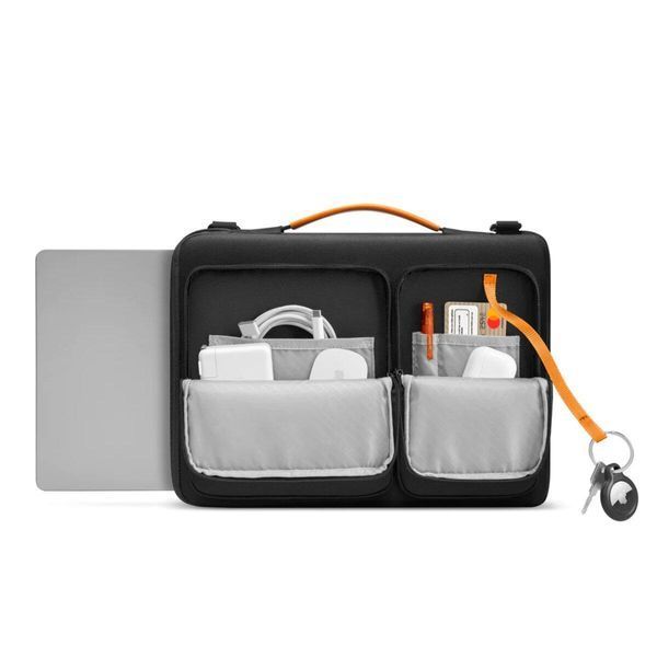 Сумка для ноутбука Tomtoc Defender-A42 Laptop Briefcase Black 15.6 Inch (A42E1D1) 656-00242 фото