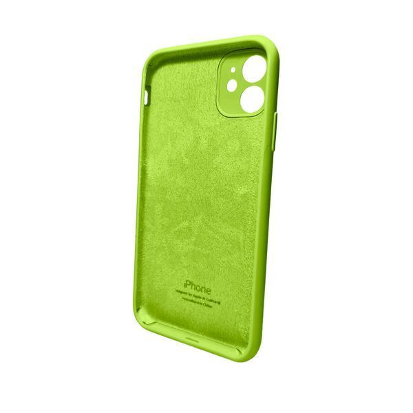 Силиконовый чехол закрытая камера для iPhone 11 Pro Max Shiny-Green 113-00029 фото