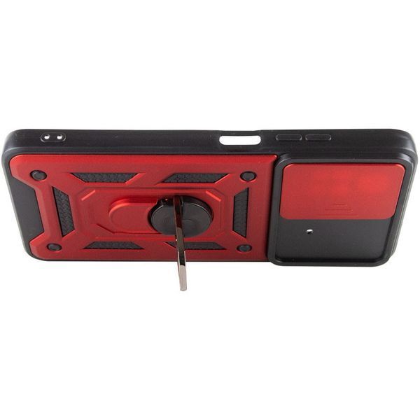 Ударостійкий чохол Camshield Serge Ring для Xiaomi Poco X4 Pro 5G Red 777-04624 фото