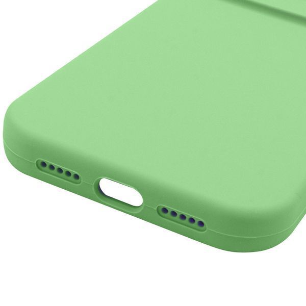 Силиконовый чехол Silk Full Camera Protective для Apple iPhone 17 Pro (6.3") Mint 777-09935 фото