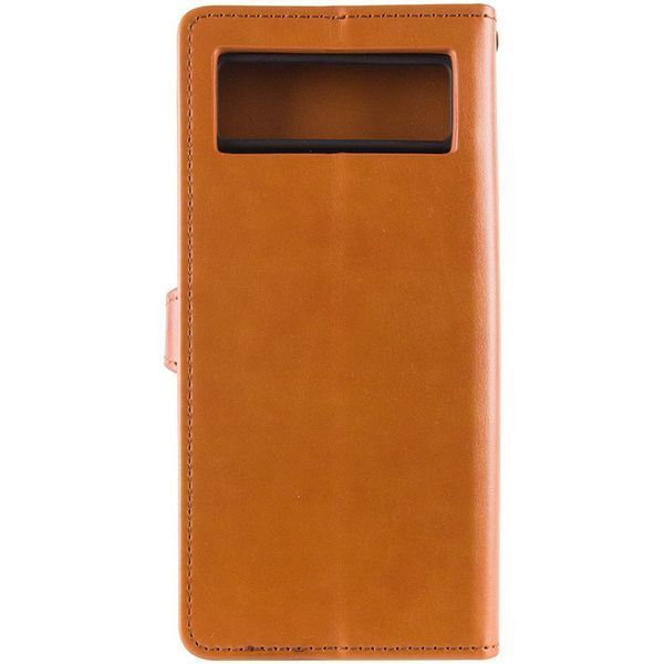 Кожаный чехол-книжка GETMAN Gallant (PU) для Google Pixel 6a Brown 777-06354 фото