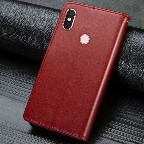Кожаный чехол-книжка GETMAN Gallant (PU) для Xiaomi Redmi Note 5 Pro / Note 5 (AI Dual Camera) Red 777-06504 фото