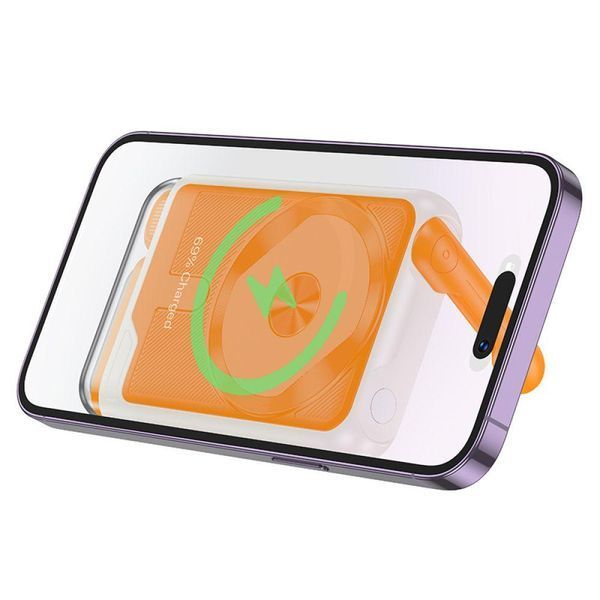 Power Bank Borofone BJ69 Skillful PD20W magnetic, night light 10000mAh Молочно-білий 656-01434 фото