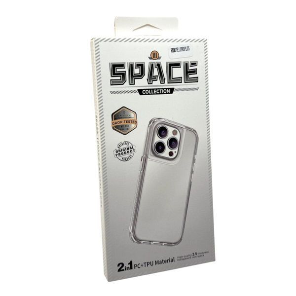 Противоударный чехол для смартфона Space III для Xiaomi Redmi Note 13 Pro Plus 5G Transparent 666-02251 фото