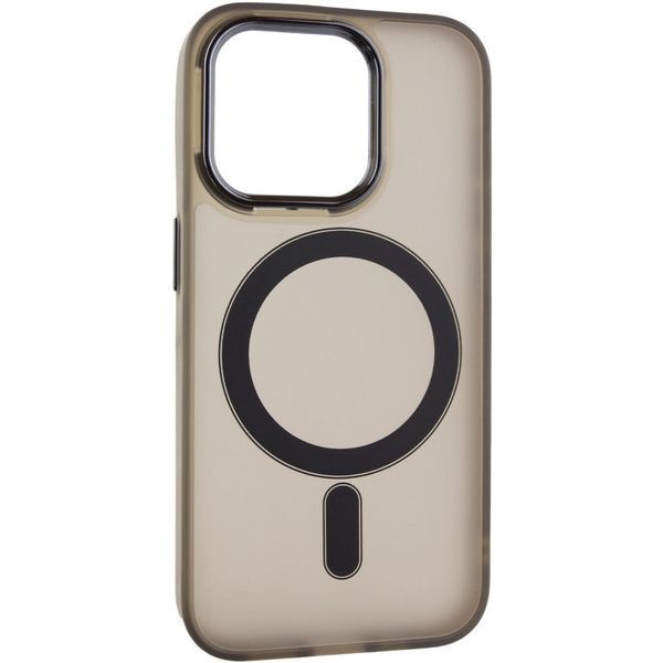 Чохол TPU+PC Lily with MagSafe для Apple iPhone 12 Pro Max (6.7") Dark Gray 214-03632 фото