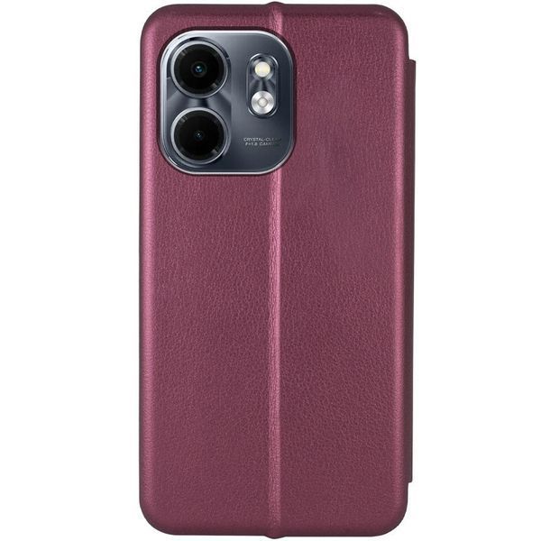 Кожаный чехол-книжка Classy для Infinix Smart 9 4G / Hot 50i Maroon 777-05438 фото