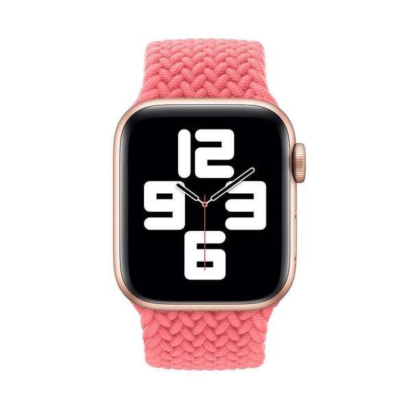 Плетений монобраслет для Apple Watch 42/44/45/49 mm Рожевий 212-00184 фото